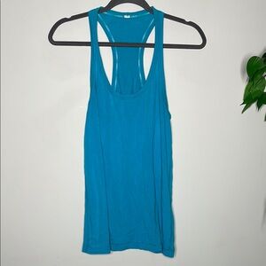 Lululemon Blue Sleeveless Racerback Tank Top
